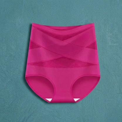 High-waisted postpartum shaping underwear