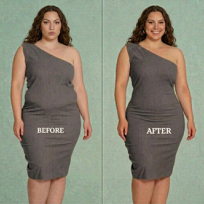 High-waisted postpartum shaping underwear