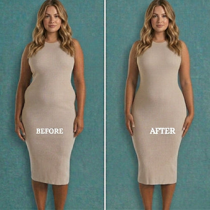 High-waisted postpartum shaping underwear