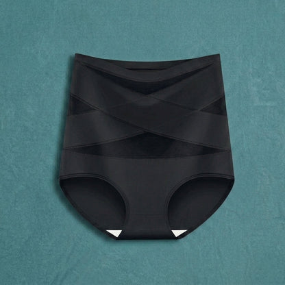 High-waisted postpartum shaping underwear
